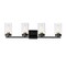 Maxim Lighting Pinn 4-Light Bath Vanity 12404CLBKSBR - alternate 1